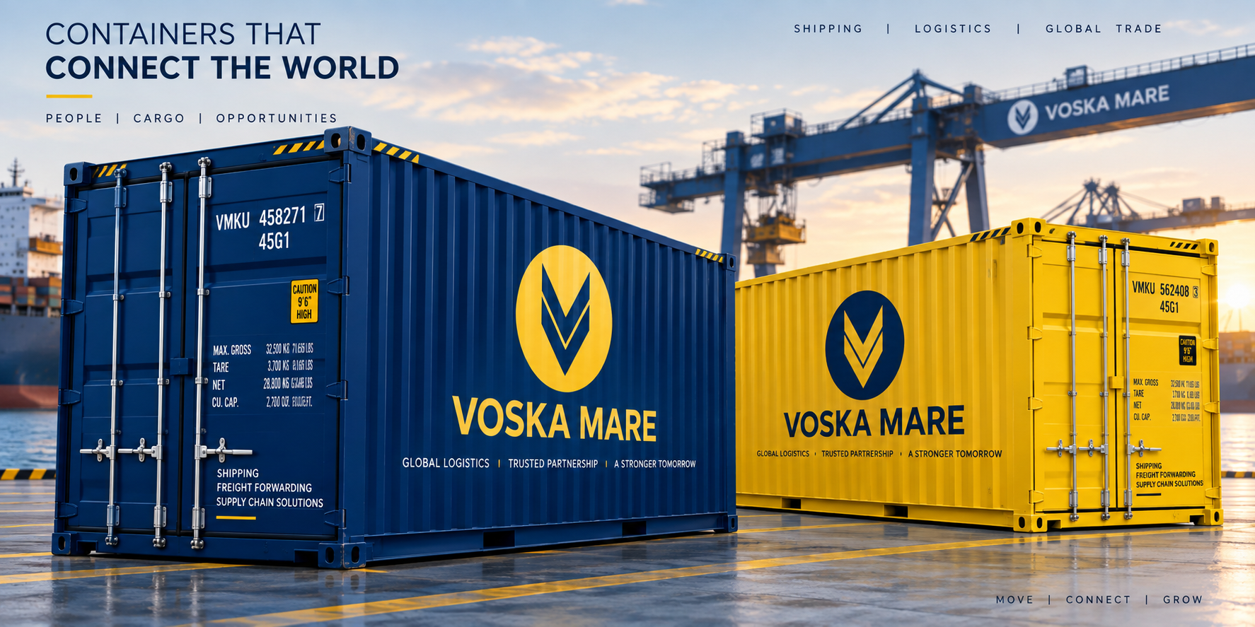 VOSKA MARE shipping containers